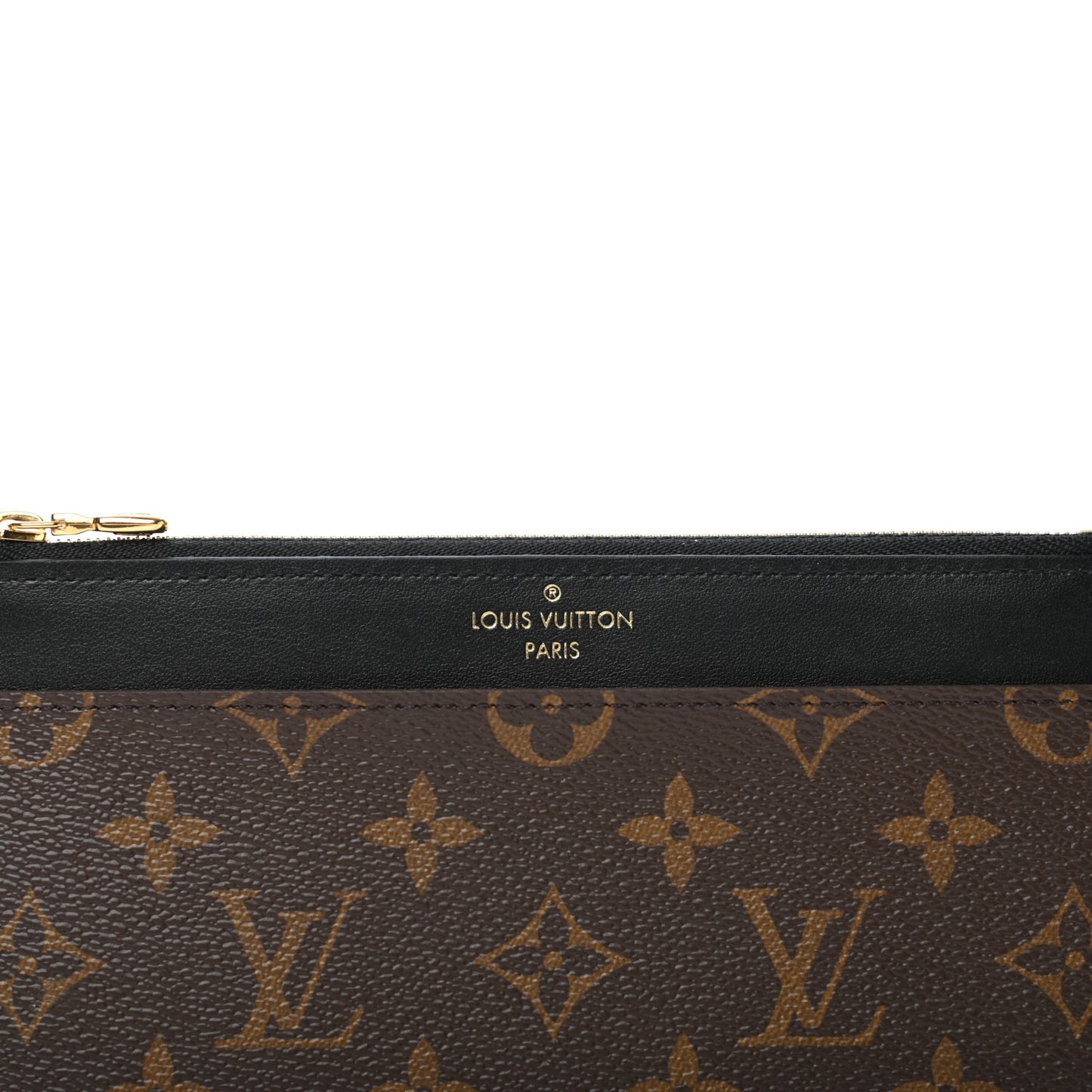 Monogram Slim Purse Black