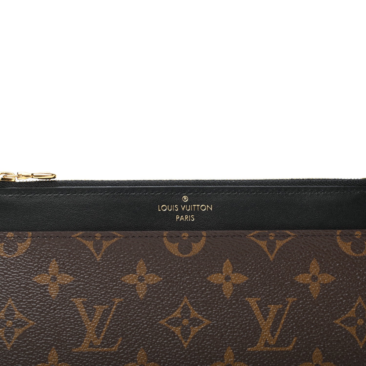 Louis Vuitton Monogram Slim Purse Black 6 of 9