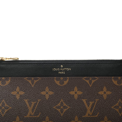 Louis Vuitton Monogram Slim Purse Black 6 of 9