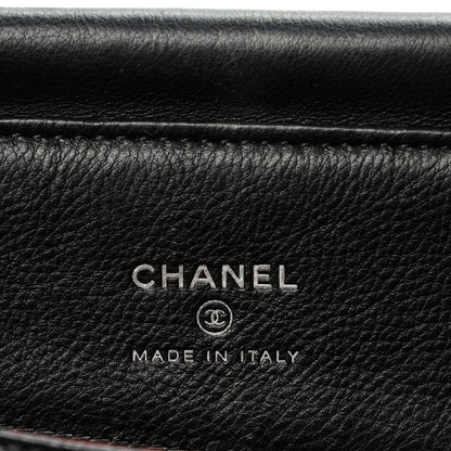 Chanel Calfskin Quilted CC Waiter Clutch Clutch With Chain Black 6 of 8