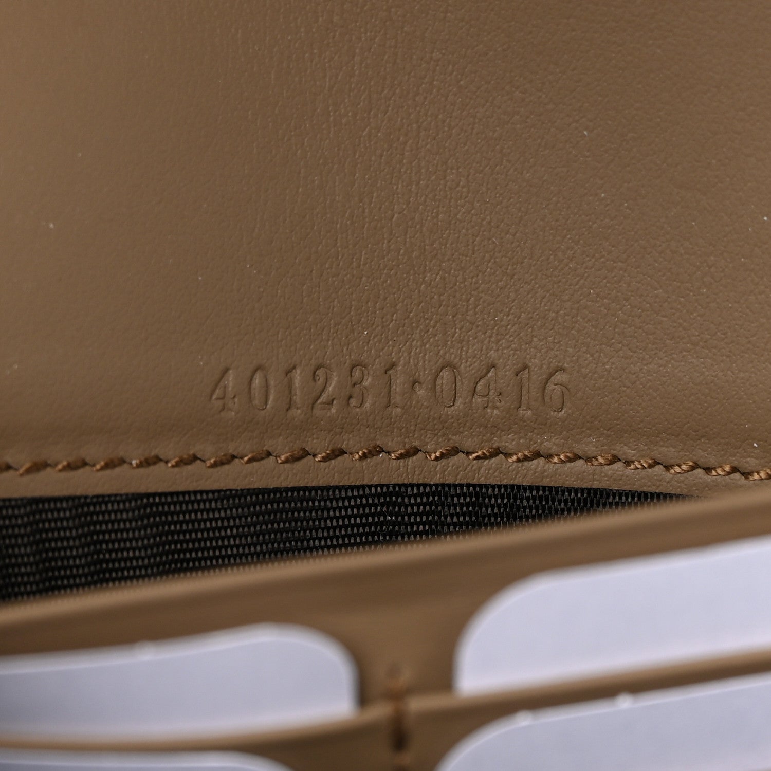Gucci Calfskin GG Matelasse Chain Wallet Beige Taupe 7 of 11