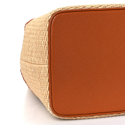 Louis Vuitton Raffia Calfskin Monogram Neonoe MM Tan 7 of 8