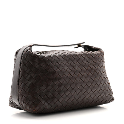 Bottega Veneta Nappa Intrecciato Large Cosmetic Case Ebano 3 of 12