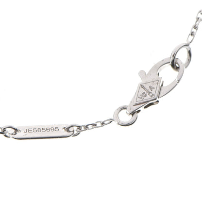 Van Cleef & Arpels 18K White Gold Turquoise Sweet Alhambra Butterfly Bracelet 7 of 8
