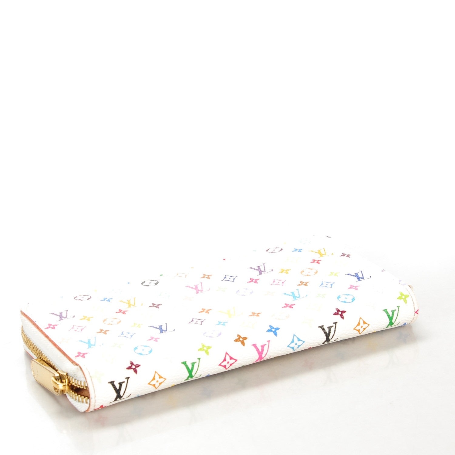 Louis Vuitton Monogram Multicolor Zippy Wallet White 4 of 7