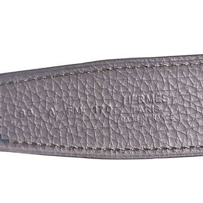 Hermes Box Togo 32mm Constance H Belt 85 34 Black Etain 3 of 6