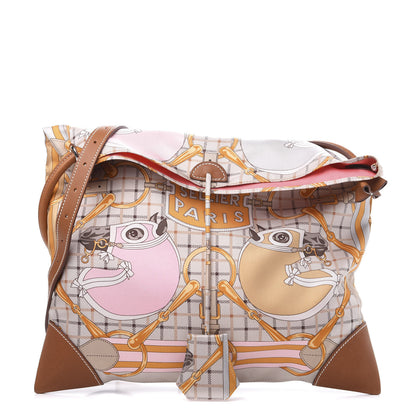 Hermes Silk Barenia Calfskin Tatersale SilkyCity 33 PM Bag Fauve 1 of 16