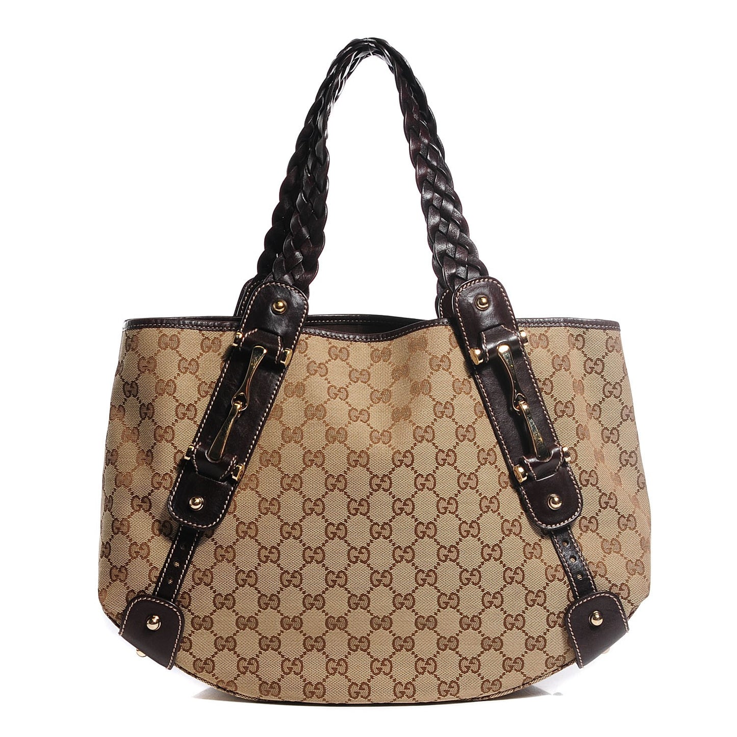 Monogram Small Pelham Shoulder Bag Dark Brown