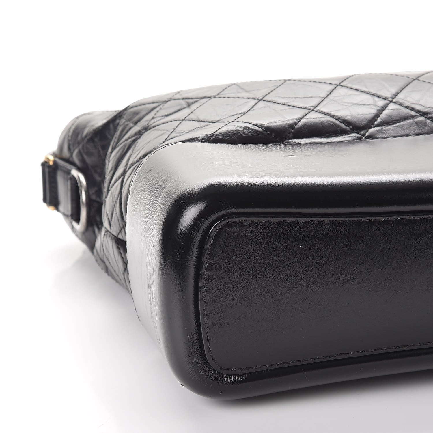 Chanel Aged Calfskin Quilted Large Gabrielle Hobo Black 8 of 11