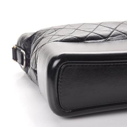 Chanel Aged Calfskin Quilted Large Gabrielle Hobo Black 8 of 11