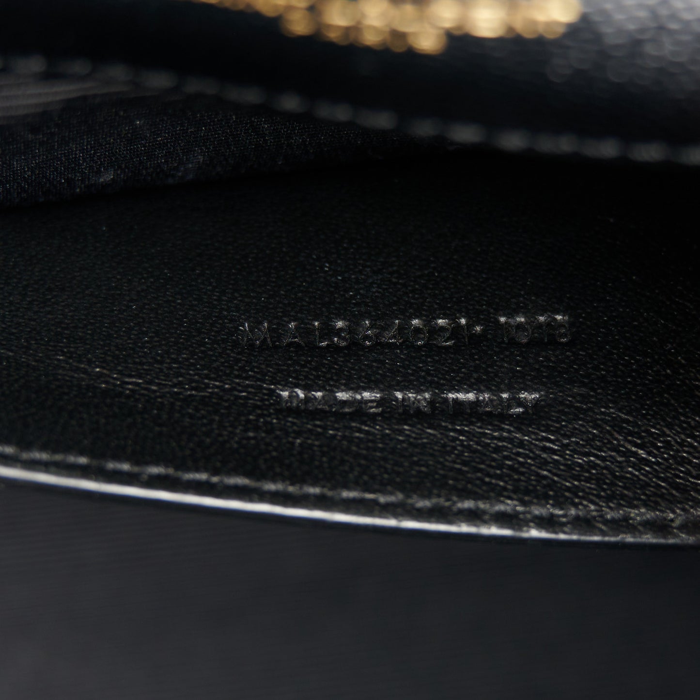 Grain De Poudre Medium Classic Monogram Kate Satchel Black