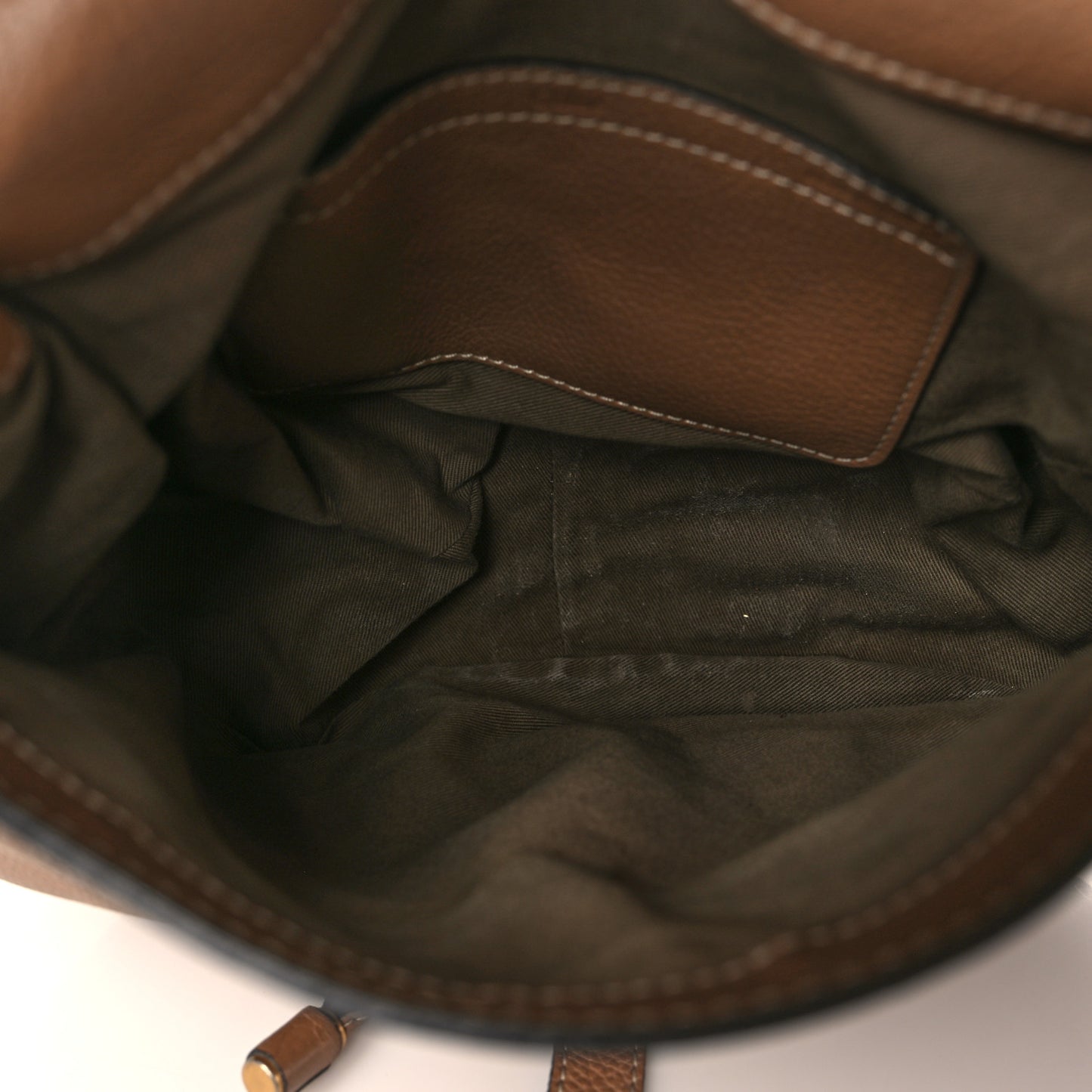 Calfskin Medium Marcie Round Crossbody Bag Nut