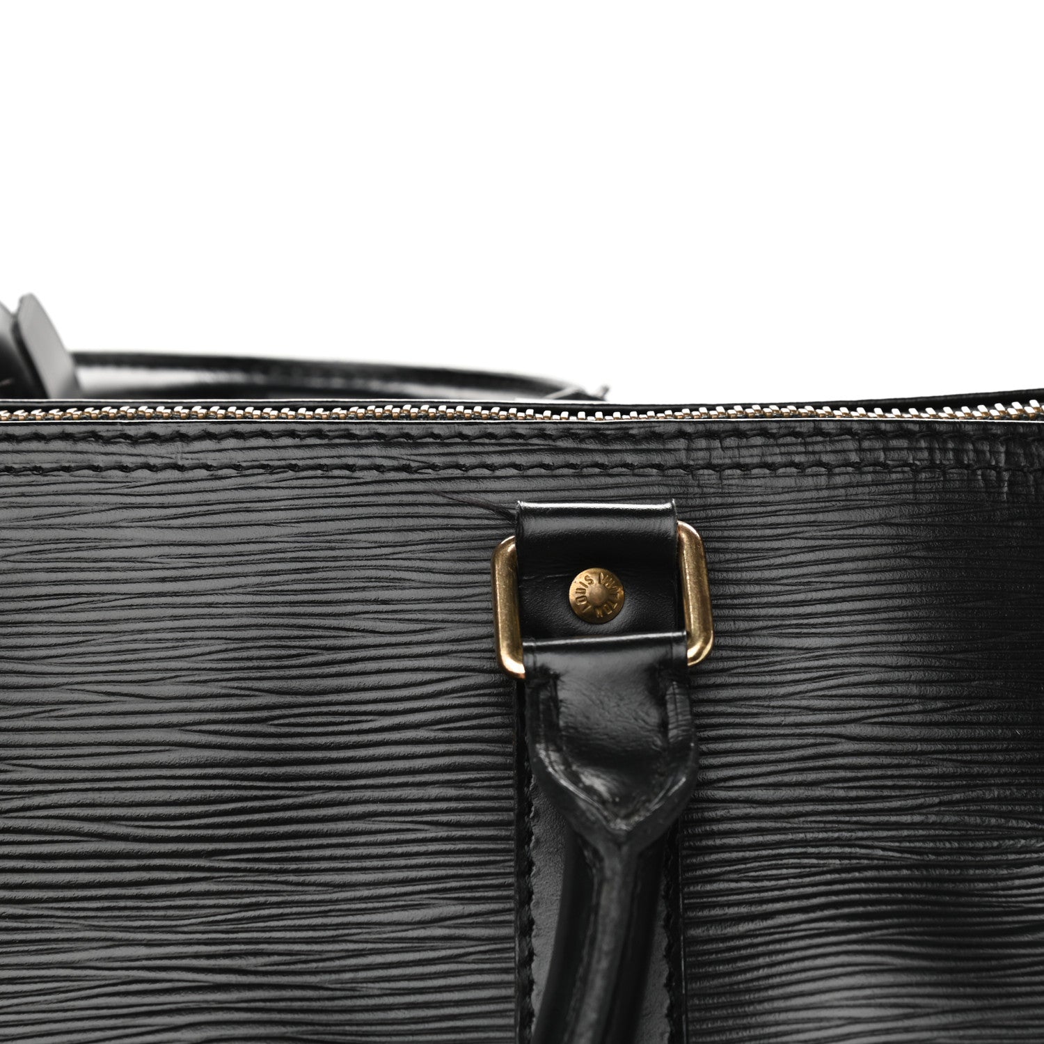 Louis Vuitton Epi Keepall 45 Black 8 of 12