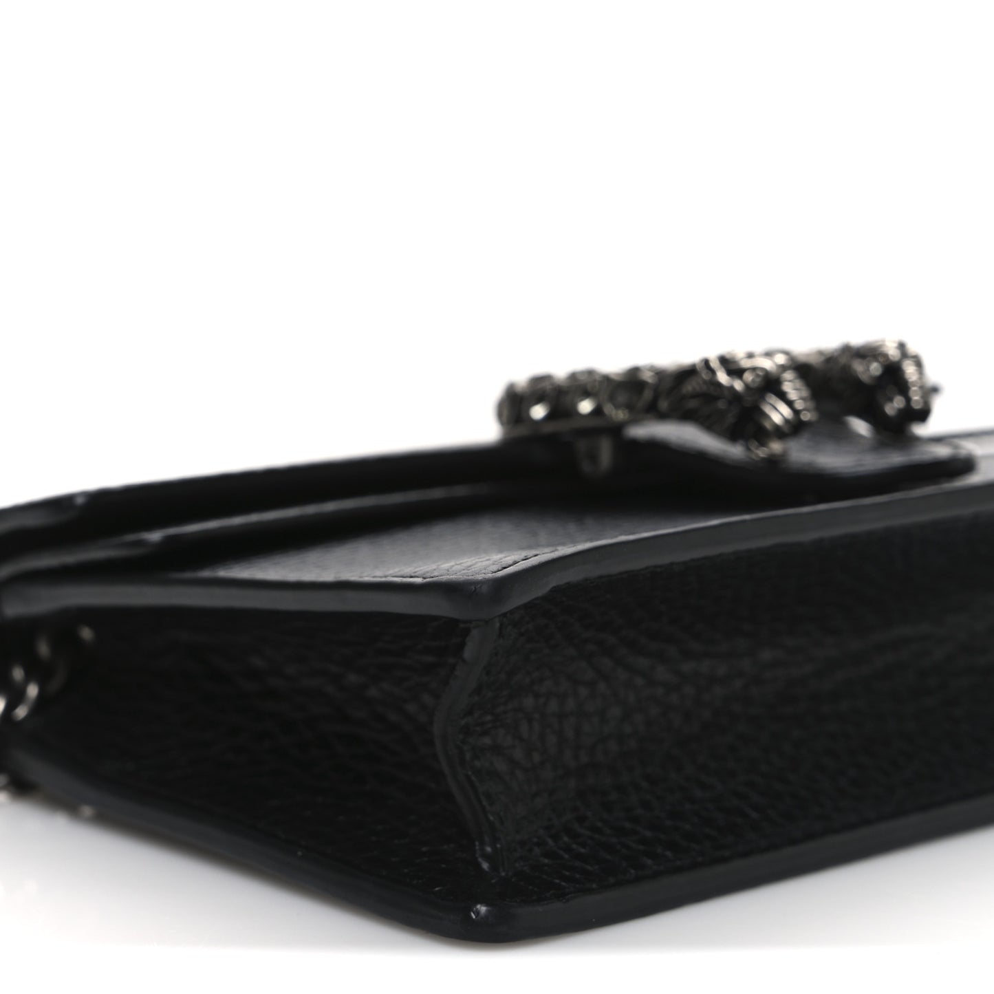 Calfskin Super Mini Dionysus Shoulder Bag Black