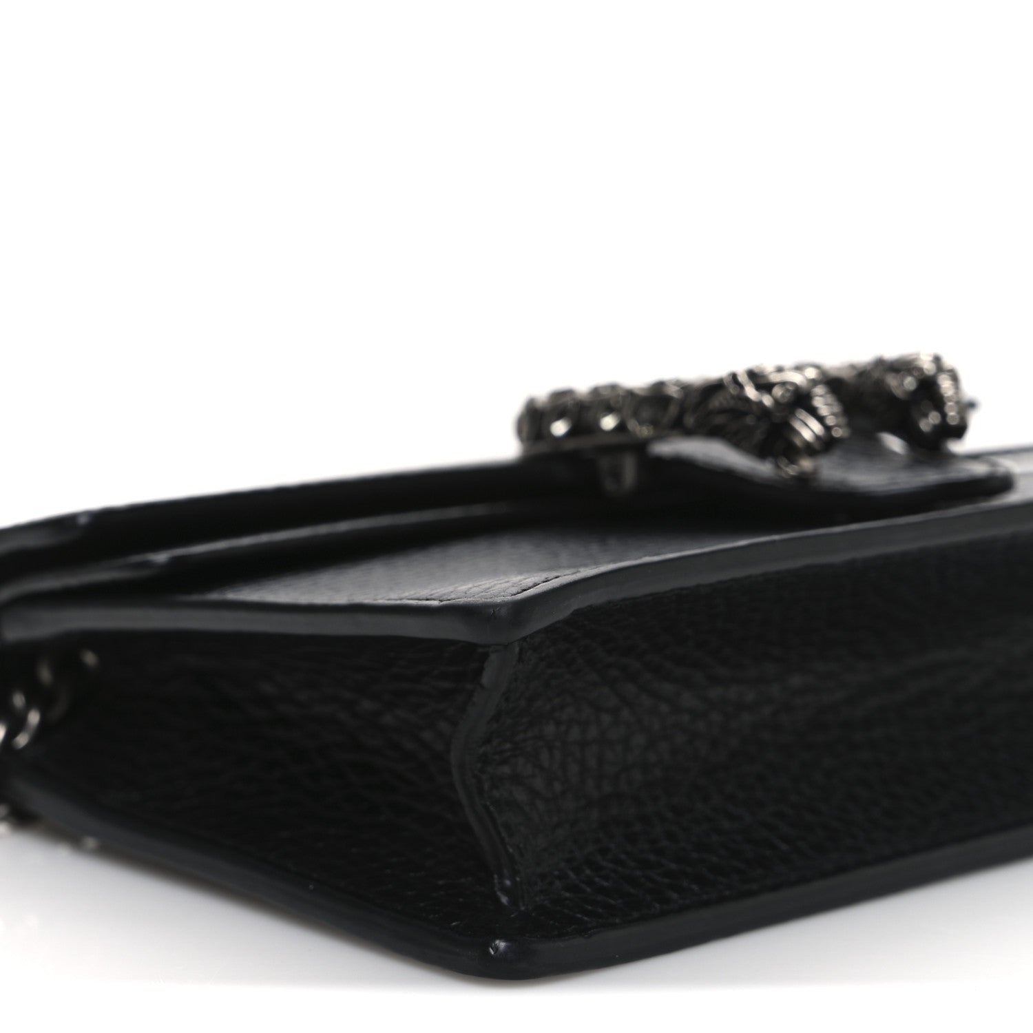 Gucci Calfskin Super Mini Dionysus Shoulder Bag Black 8 of 10