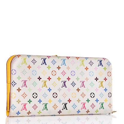 Louis Vuitton Monogram Multicolor Insolite Wallet White Citron 3 of 6