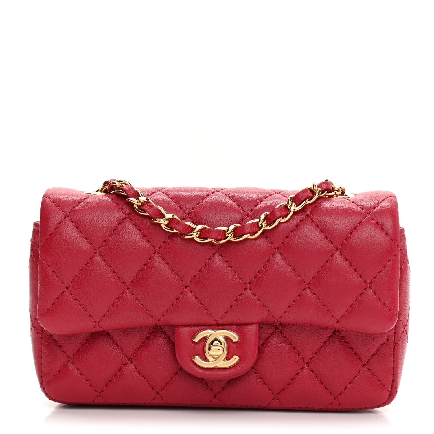 Chanel Lambskin Calfskin Tweed Success Story Set of 4 Minis Bags Pink Red 4 of 23