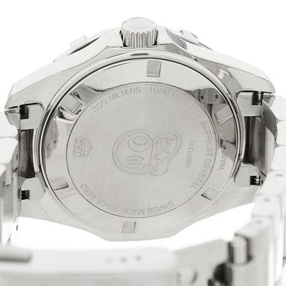 Tag Heuer Stainless Steel Diamond Bezel Mother of Pearl 36mm Aquaracer Lady Quartz Watch WBD131C 4 of 5