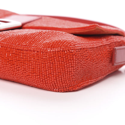 Fendi Beaded Baguette Papavero 10 of 12