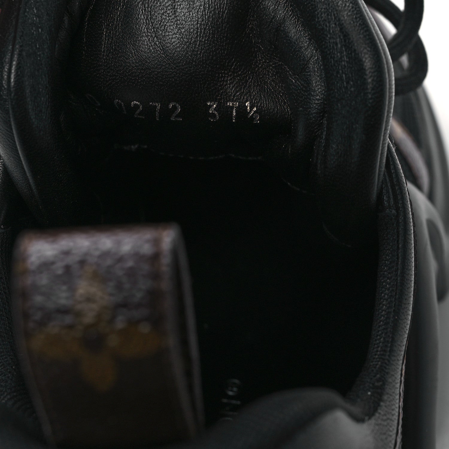 Louis Vuitton Calfskin Patent Monogram LV Archlight Sneakers 37.5 Black 14 of 18