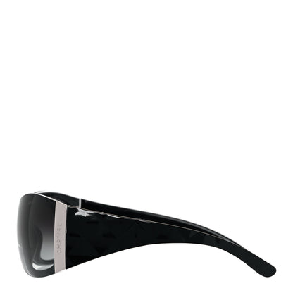Chanel Acetate Quilted CC Shield Sunglasses 6009 Black 3 of 7