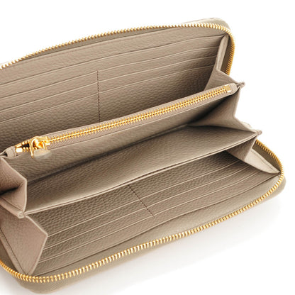 Prada Vitello Phenix Zip Around Wallet Pomice 5 of 7