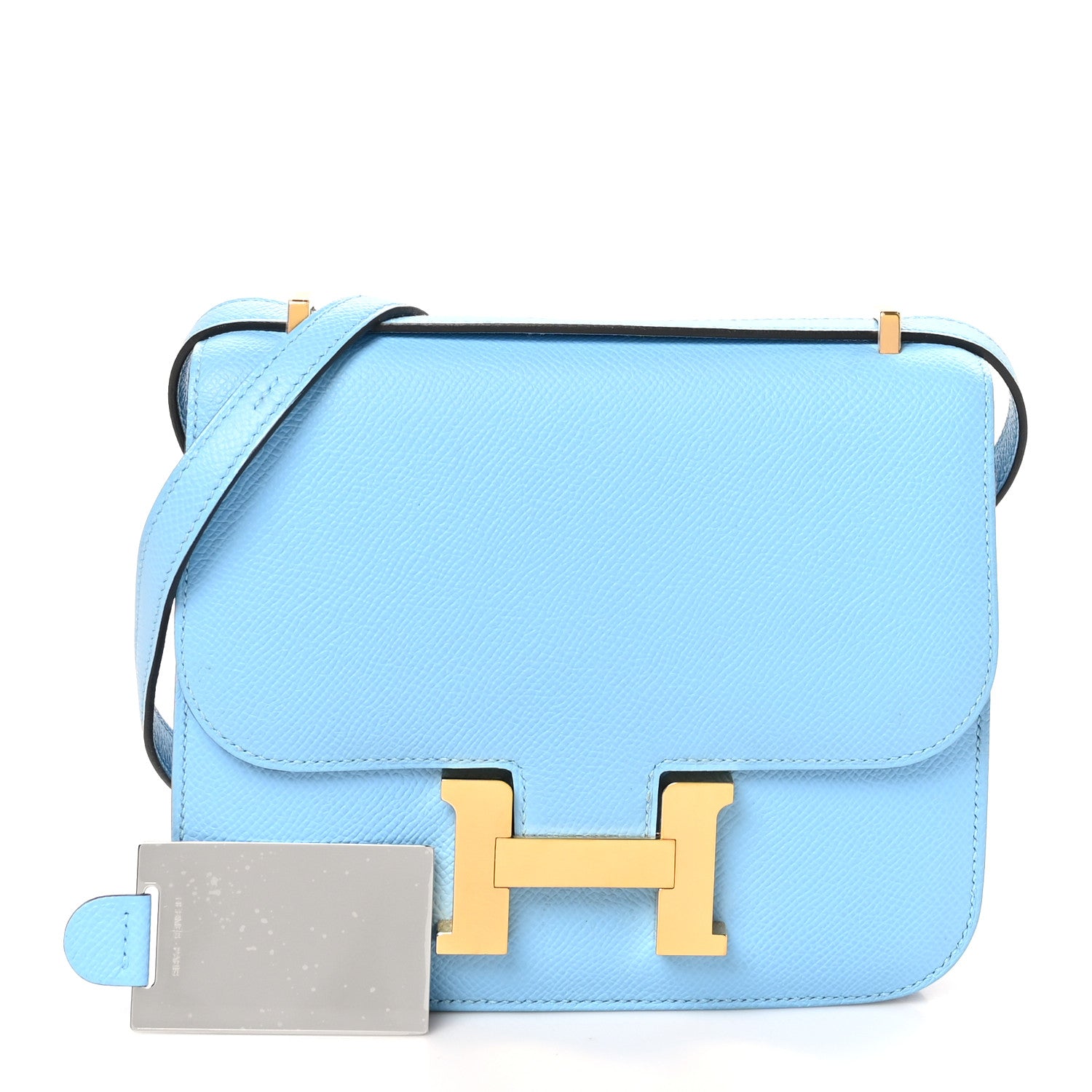 Hermes Epsom Constance 18 Celeste 3 of 13