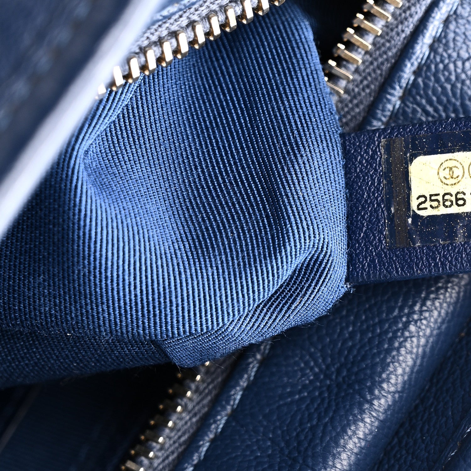 Chanel Patent Goatskin Quilted Small Gabrielle Hobo Blue 1890248