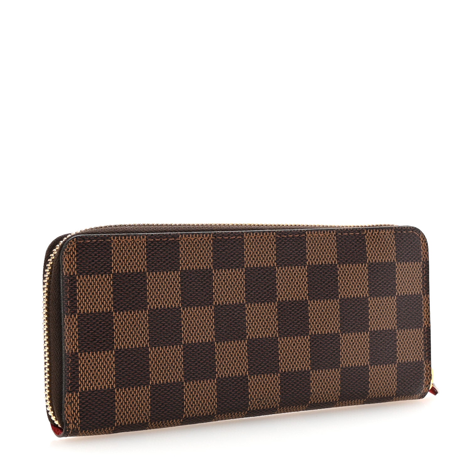 Louis Vuitton Damier Ebene Clemence Wallet Cherry 3 of 7