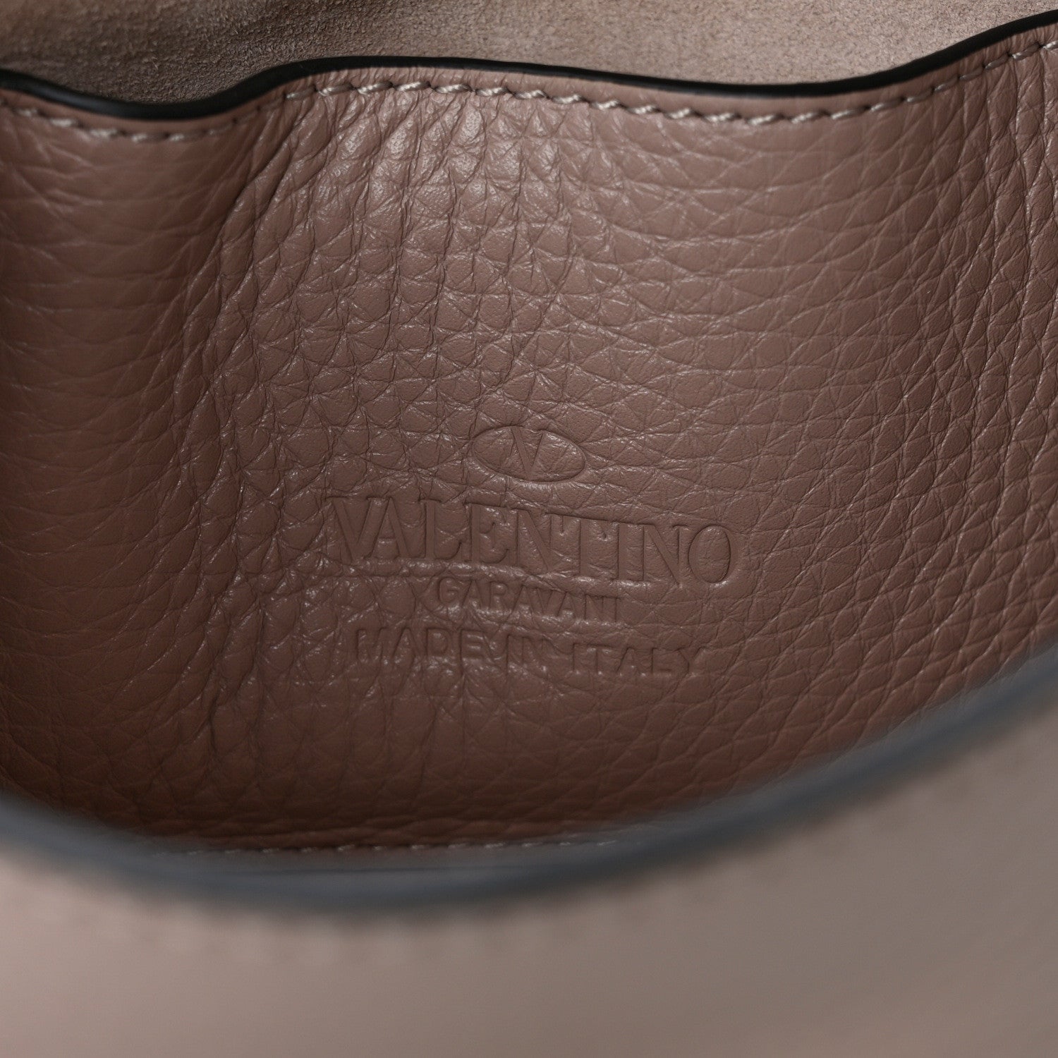 Valentino Garavani Pebbled Calfskin Medium Rockstud Flip Lock Crossbody Bag Clay 6 of 8