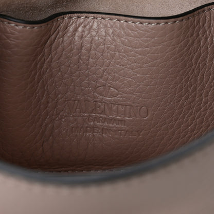 Valentino Garavani Pebbled Calfskin Medium Rockstud Flip Lock Crossbody Bag Clay 6 of 8