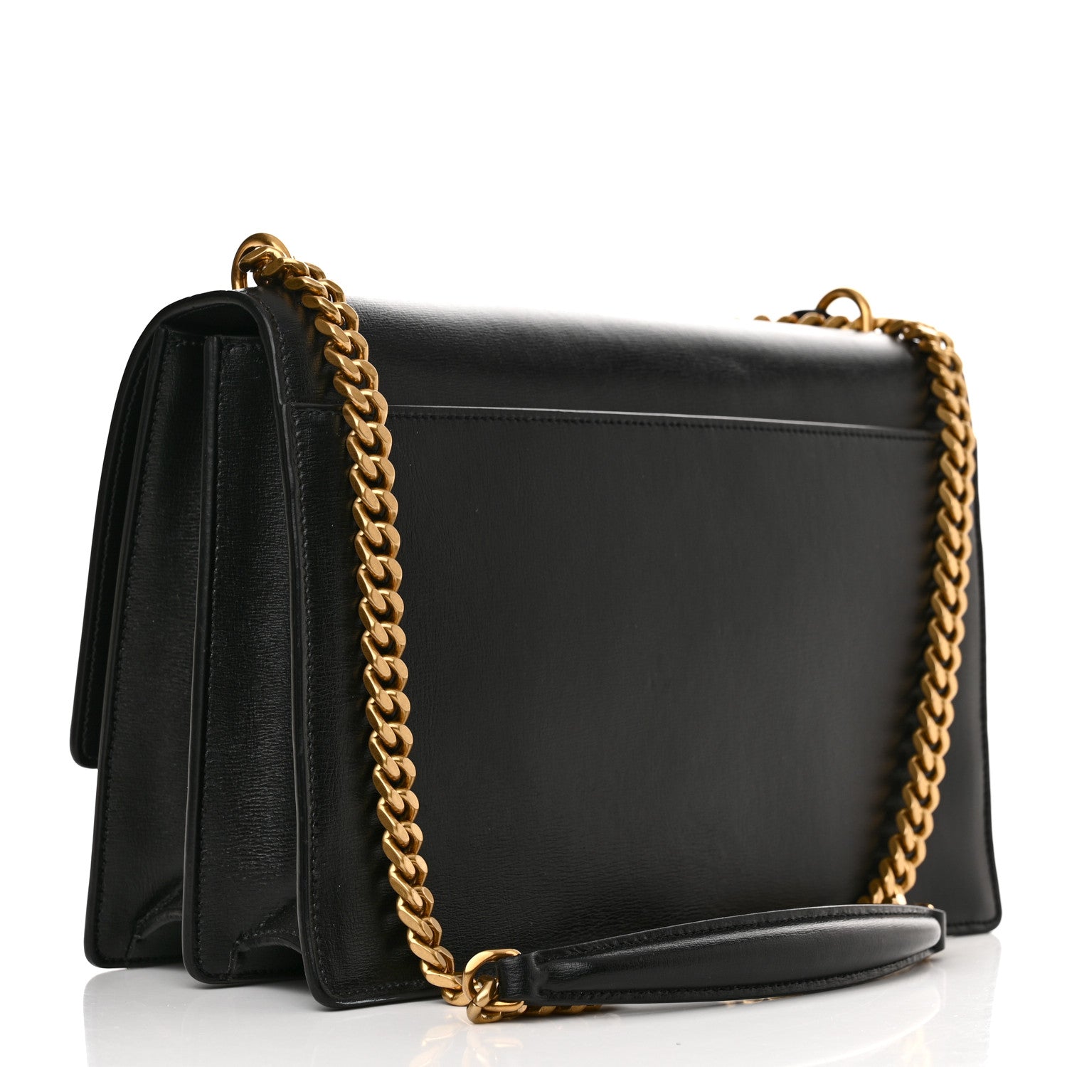 Saint Laurent Calfskin Large Monogram Sunset Black 3 of 13