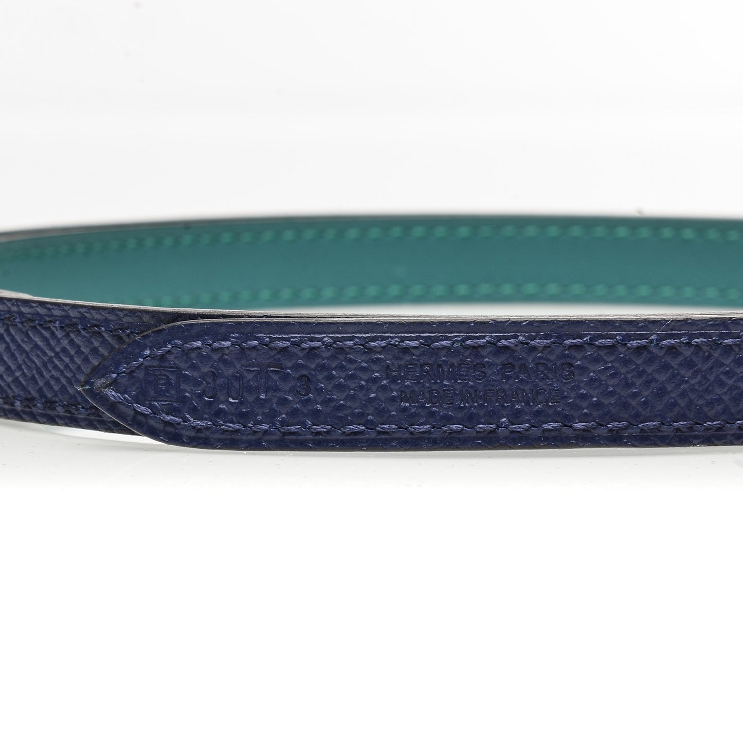 Swift Epsom13mm Focus Belt 80 Malachite Bleu Saphir