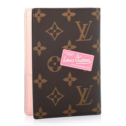 Louis Vuitton Monogram My LV World Tour Passport Cover Rose Ballerine 3 of 7