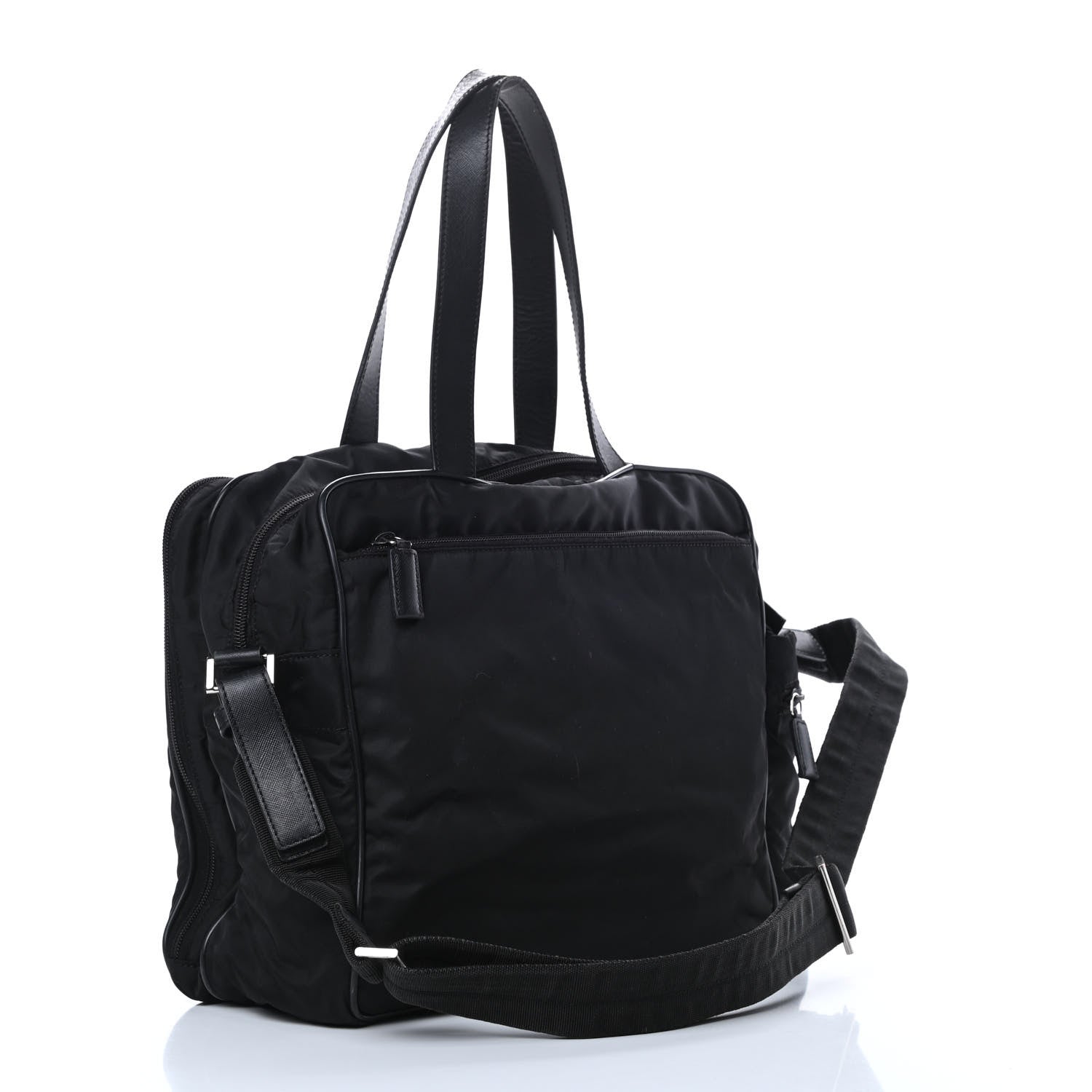 Prada Tessuto Nylon Vela Diaper Bag Black 3 of 16