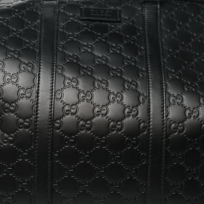 Gucci Guccissima Signature Medium Duffle Black 7 of 12