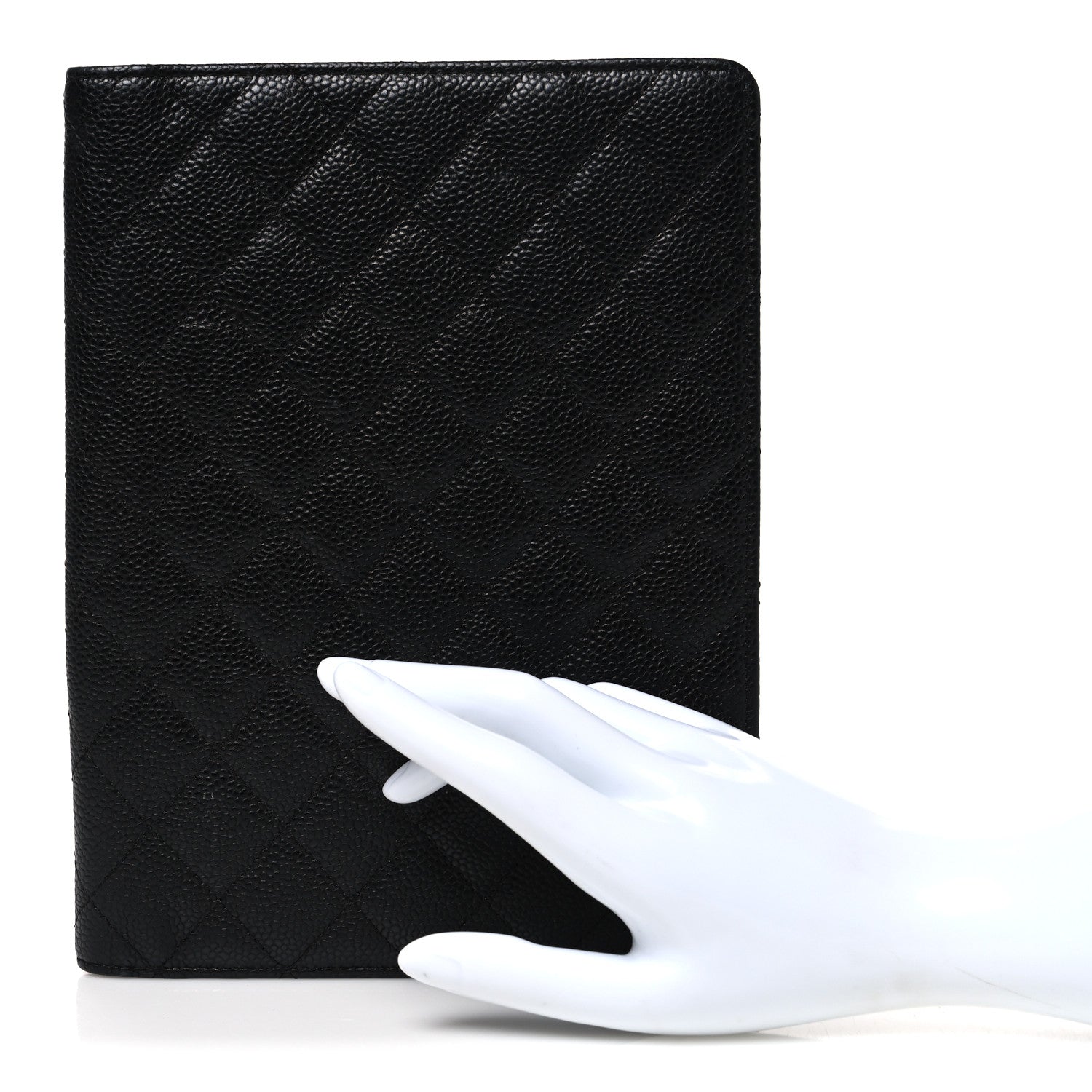 Chanel Caviar Quilted Large Agenda Cover Black 2 of 8