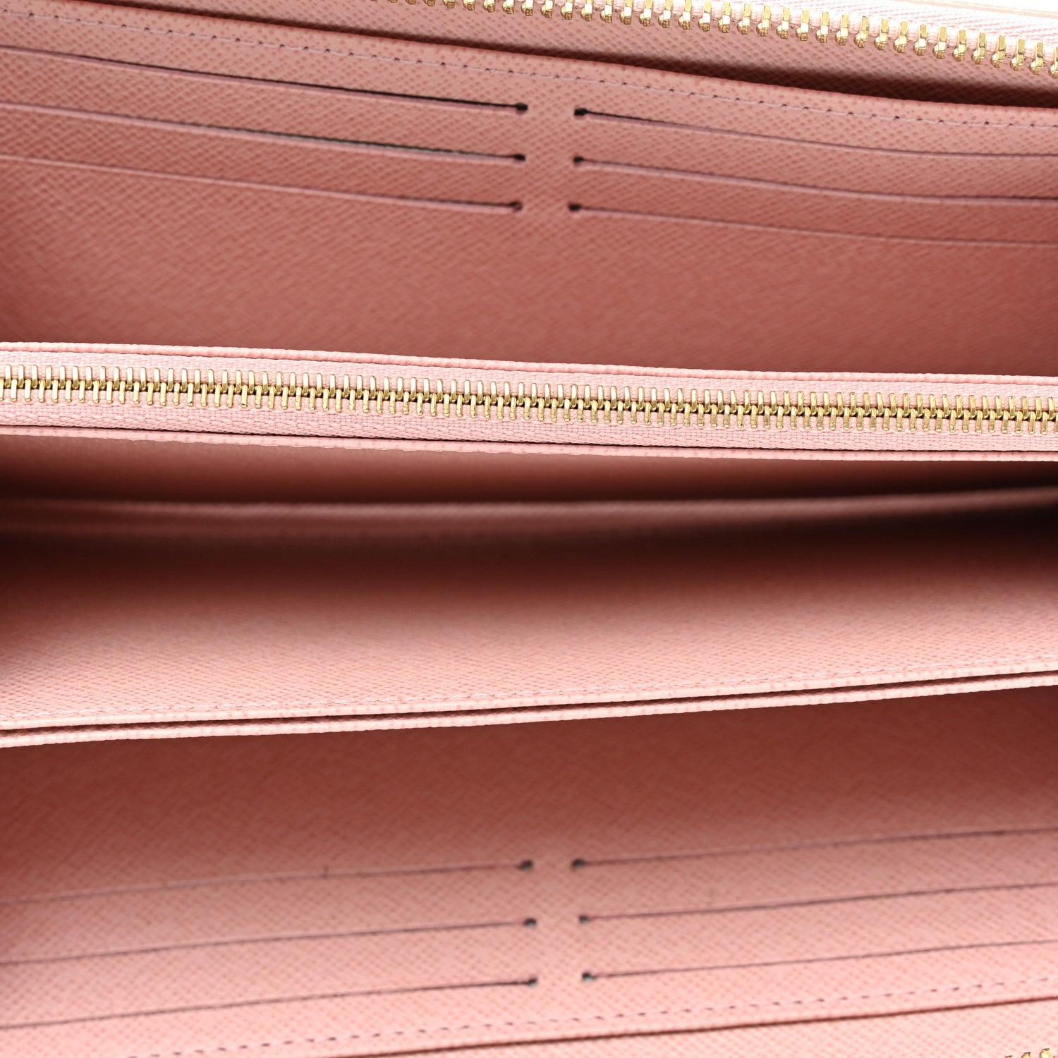 Louis Vuitton Damier Azur Zippy Wallet Rose Ballerine 5 of 7