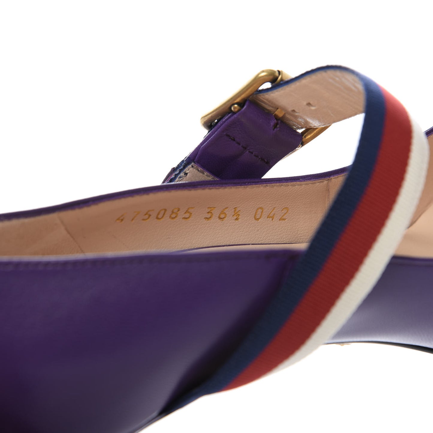 Malaga Kid Sylvie High Heel Pumps 36.5 Shine Purple