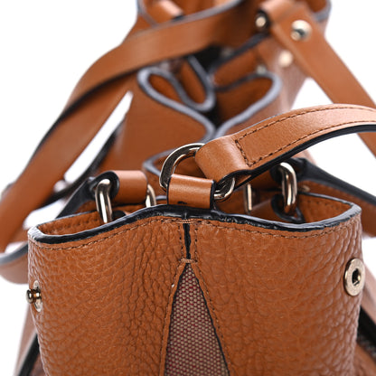 Burberry Grainy Calfskin House Check Small Maidstone Saddle Brown 10 of 10