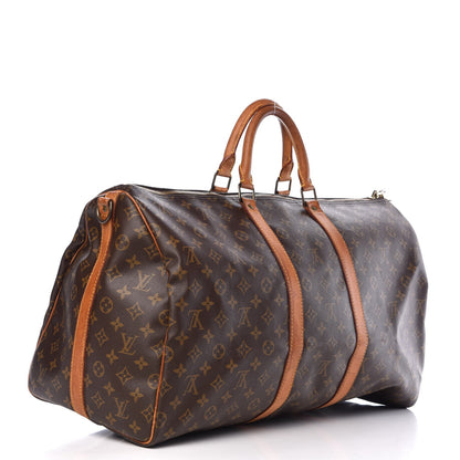 Louis Vuitton Monogram Keepall Bandouliere 55 3 of 23