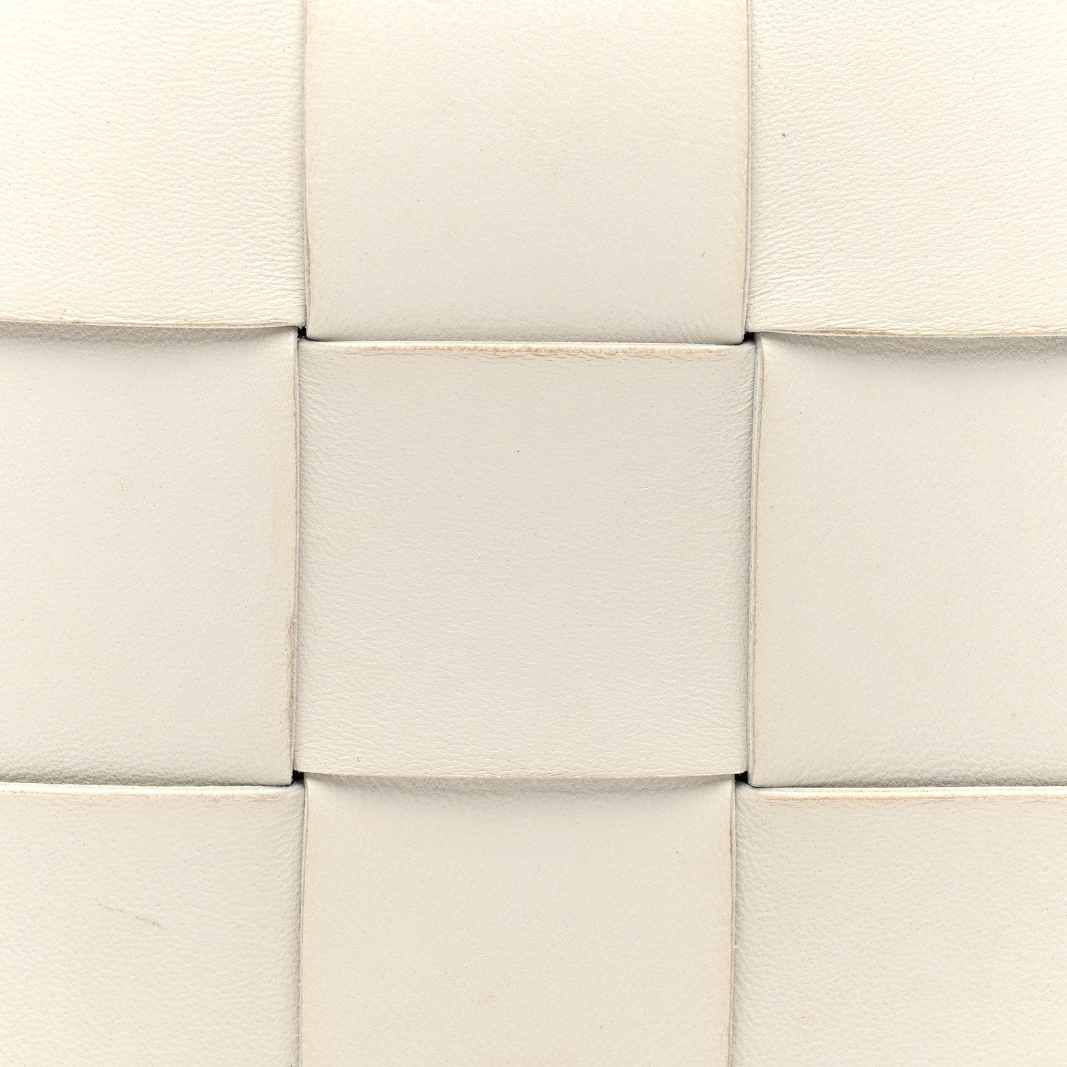 Bottega Veneta Lambskin Maxi Intrecciato Cassette Crossbody Bag White 7 of 9