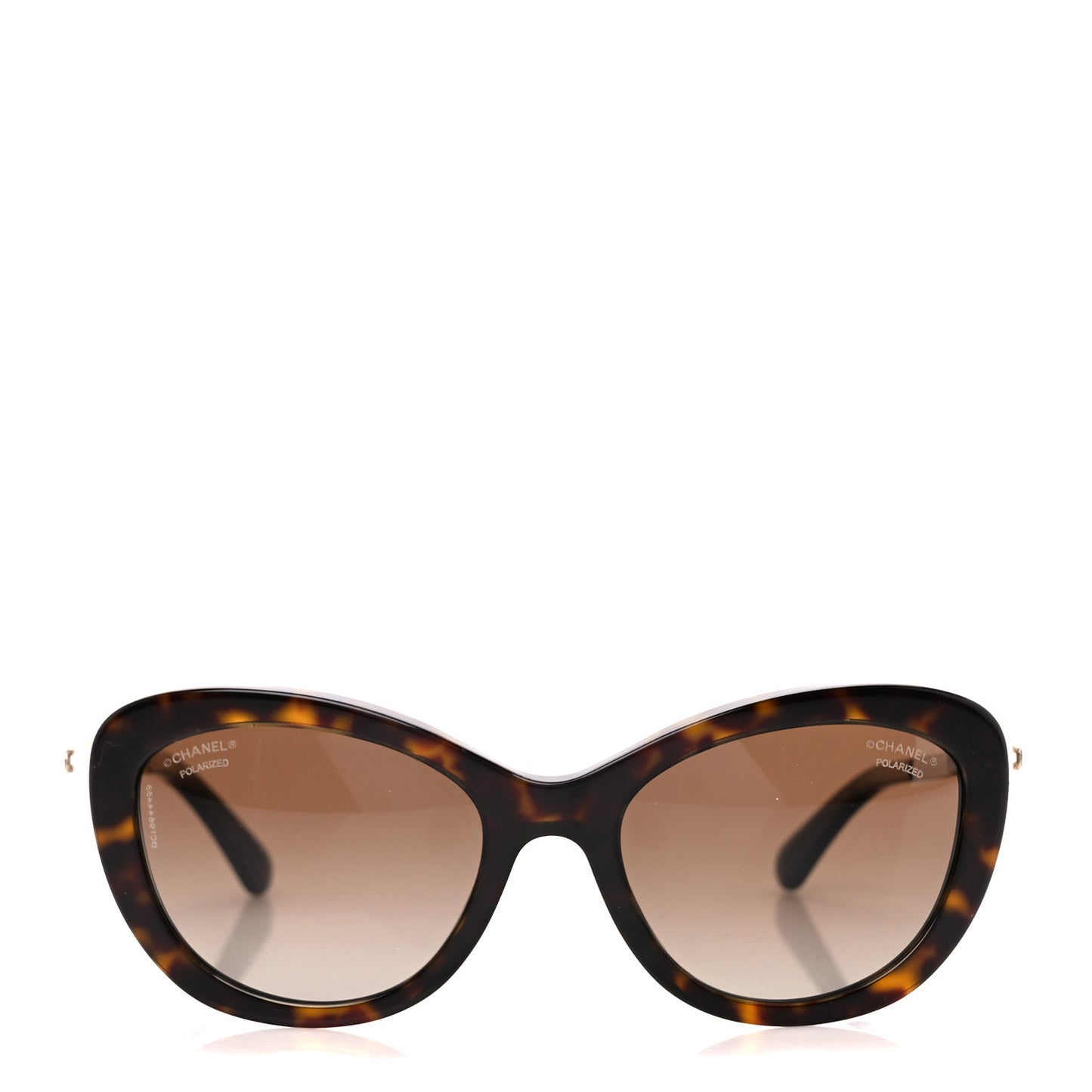 Acetate Pearl Polarized Cat Eye Sunglasses 5340-H Tortoise