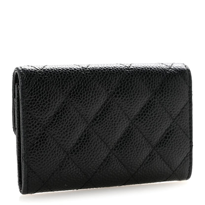 Chanel Caviar Quilted Flap Card Holder Black 3 of 10