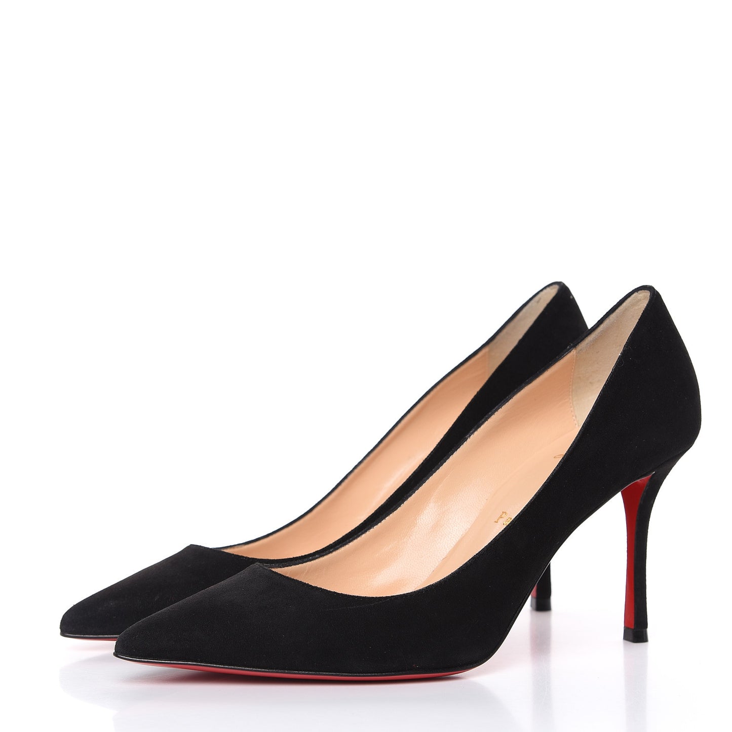 Veau Velours Decoltish 85 Pumps 36.5 Black