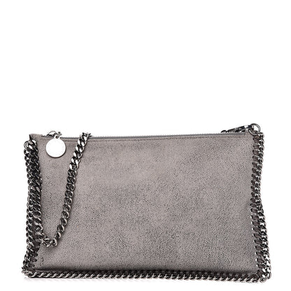 Stella McCartney Shaggy Deer Falabella Clutch Light Grey 1 of 9