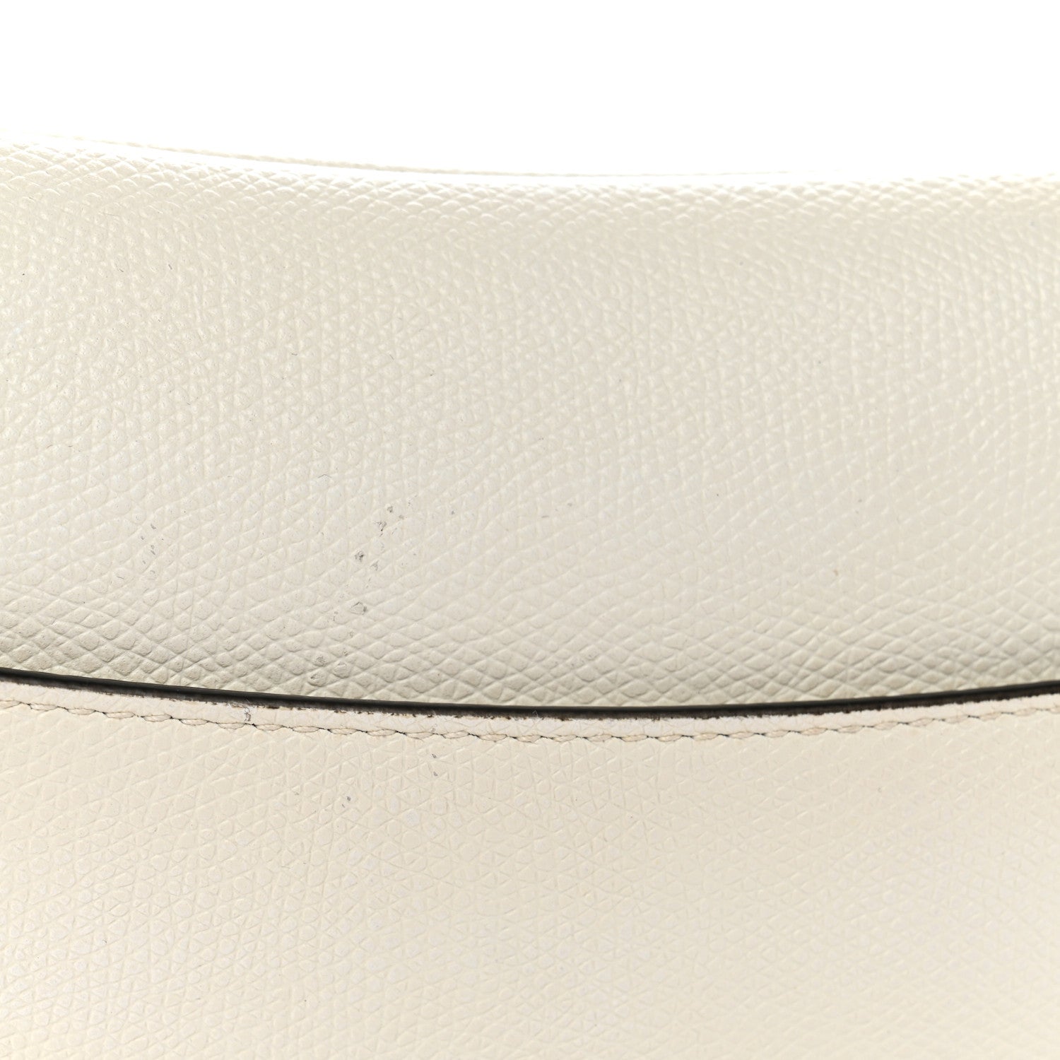Christian Dior Grained Calfskin Mini Saddle Bag White 12 of 12