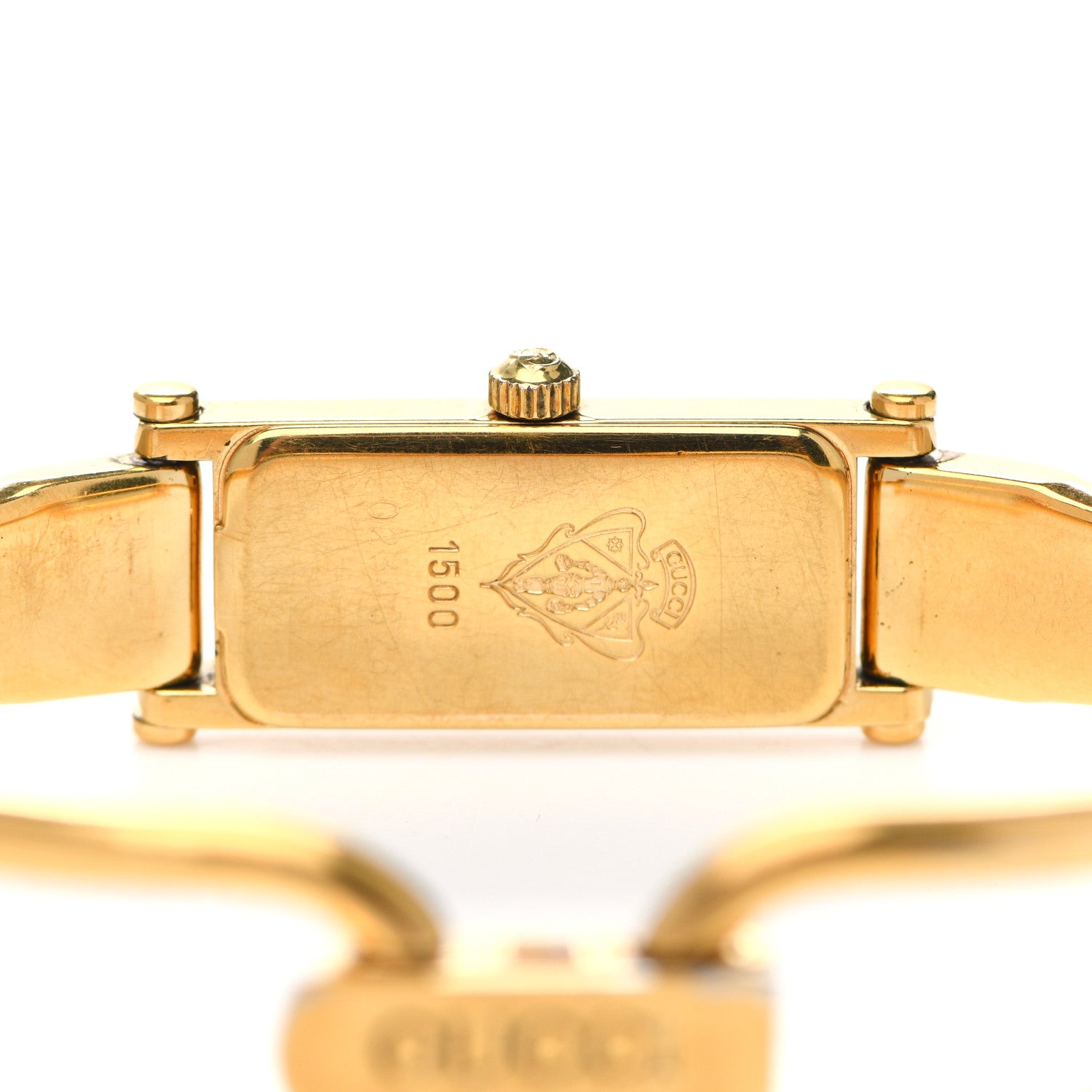 Gucci Stainless Steel 12mm 1500L Horsebit Quartz Watch Black 4 of 4