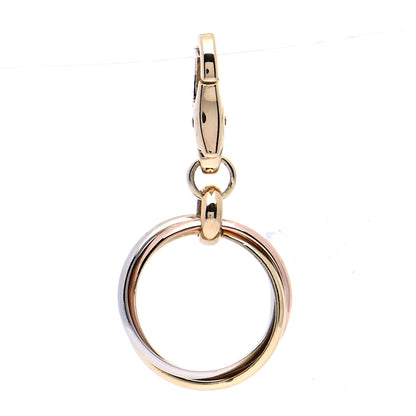 Cartier 18K Pink Yellow White Gold Trinity Charm 1 of 5