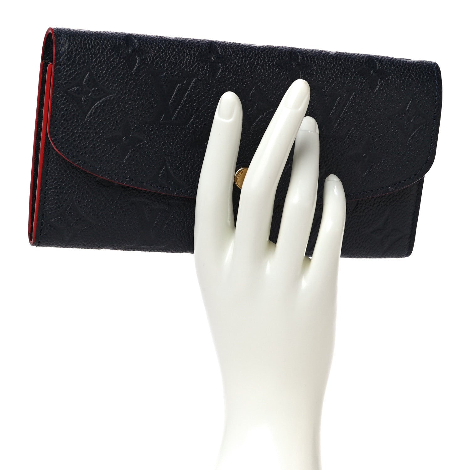 Louis Vuitton Empreinte Emilie Wallet Marine Rouge 2 of 10